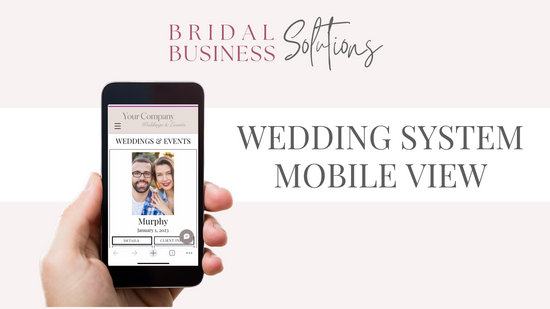 WEDDING SYSTEM - MOBILE VIEW
